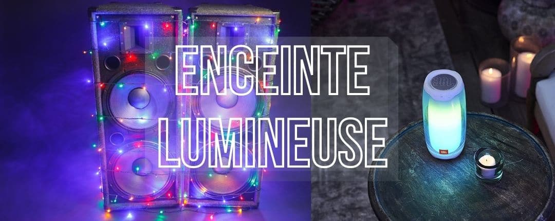 Enceinte Bluetooth Tactile Lumineuse SENSE - Avec Entrée SD Et Jack